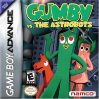 Gumby vs. the Astrobots GameBoy Advance US box art